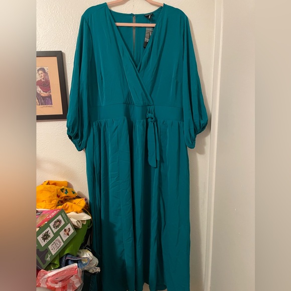 torrid Dresses & Skirts - Teal Maxi Torrid Dress, 2x